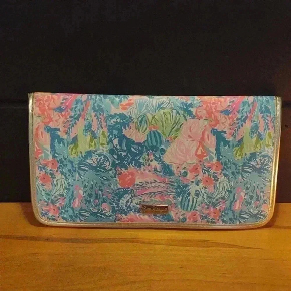 Lilly Pulitzer fished my wish slim travel‎ organizer - Picture 1 of 7